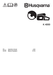 Husqvarna 967 08 40-01 Operator's Manual