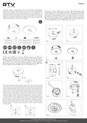 GTV OGLA LD-OGLA3W-10 Assembly Instruction Manual