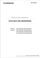 Kentatsu KSTT240HFAN1 Operation Manual
