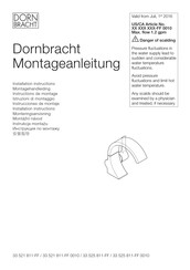 Dornbracht Cyo 33 521 811 0010 Series Installation Instructions Manual