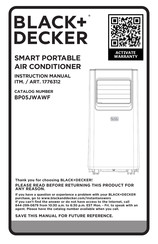 Black & Decker BP05JWAWF Instruction Manual