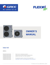 Gree FLEXX ECO R32 FXE36HP230V1R32AH Owner's Manual