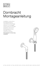 Dornbracht Madison 27 803 361 0050 Series Installation Instructions Manual