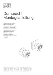 Dornbracht MEM 28 518 360 Series Installation Instructions Manual