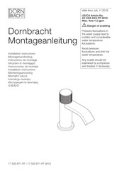 Dornbracht 17 500 671 0010 Series Installation Instructions Manual