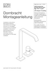 Dornbracht IMO 2921867-00 Installation Instructions Manual