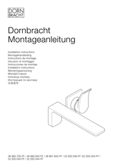 Dornbracht LISSE 52 000 043 Series Installation Instructions Manual