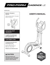 ICON Health & Fitness PFEL62919.1 User Manual