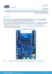 ST X-NUCLEO-DO41A1 User Manual