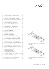Axor ShowerHeaven 1200 / 300 4jet 5000 K 12423000 Installation Manual