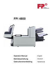 FP FPi 4800 Operator's Manual