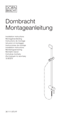 Dornbracht 36111970-06 Installation Instructions Manual