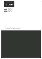 Hyundai HDR 50 VA User Manual