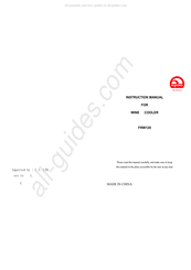 Igloo FRW120 Instruction Manual