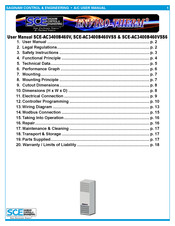 SCE Enviro-Therm SCE-AC3400B460VSS6 User Manual
