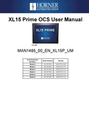 HORNER XL15 Prime User Manual