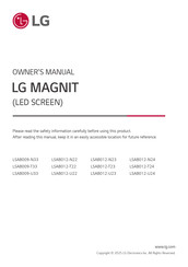 LG MAGNIT LSAB012-N24 Owner's Manual