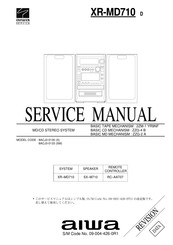 Aiwa XR-MD710 Service Manual