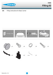 Whispbar prorack K680 Fitting Instructions Manual