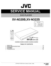JVC XV-N320B Service Manual