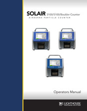 Lighthouse Worldwide Solutions SOLAIR Boulder Counter Operator's Manual