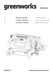 GreenWorks GPW2101A Operator's Manual