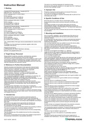 Pepperl+Fuchs VisuNet RM-GXP1100 Instruction Manual