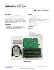 Texas Instruments LP8870Q1EVM User Manual