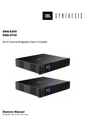 JBL SYNTHESIS SMA-8300 Owner's Manual