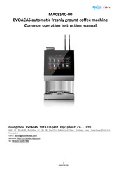 EVOCA Macas MACES4C-00 Series Operation & Instruction Manual