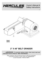 Hercules HE092 Owner's Manual & Safety Instructions