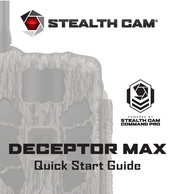 Stealth Cam DECEPTOR MAX Quick Start Manual