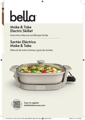 Bella Make & Take 35256 Instruction Manual And Recipe Manual