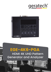 geratech EGE-4K6-PGA Operation Manual