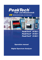 PeakTech 4130-1 Operation Manual