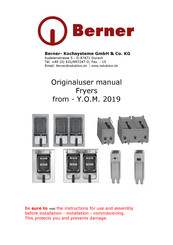 Berner SFOEE60/2 Original User Manual