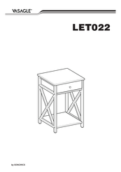 Songmics VASAGLE LET022 Assembly Instructions Manual