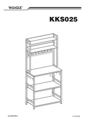 Songmics VASAGLE KKS025 Assembly Instructions Manual