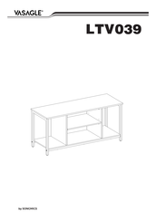 Songmics VASAGLE LTV039 Assembly Instructions Manual