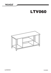 Songmics VASAGLE LTV060 Assembly Instructions Manual