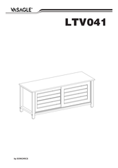 Songmics VASAGLE LTV041 Assembly Instructions Manual