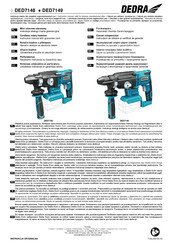 DEDRA DED7149 Instruction Manual