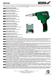 DEDRA DED7538 Instruction Manual