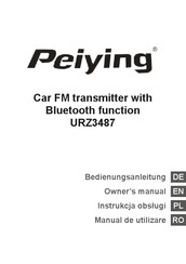 Peiying URZ3487 Owner's Manual