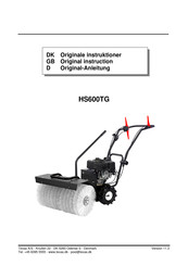 Texas A/S HS600TG Original Instruction