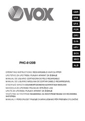 Vox PHC-8120B Operating Instructions Manual