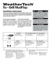 Weathertech No-Drill MudFlap Installation Instructions