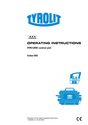 TYROLIT Hydrostress PPE12RR Operating Instructions Manual