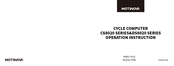 Motinova CS8020 Series Operation Instruction Manual