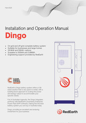 RedEarth Dingo Installation And Operation Manual